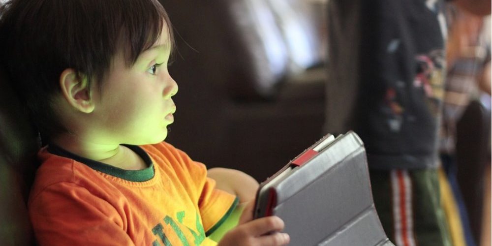 The screen effect in kids